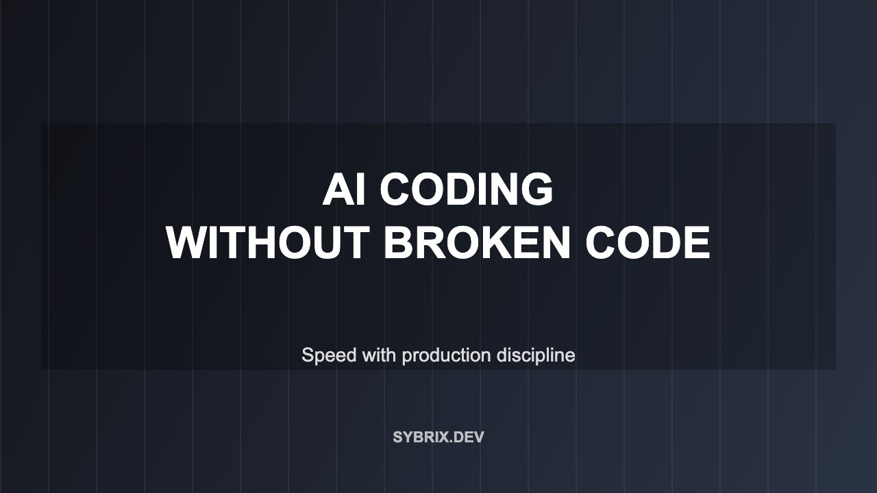 How I Use AI Coding Tools Without Shipping Broken Code